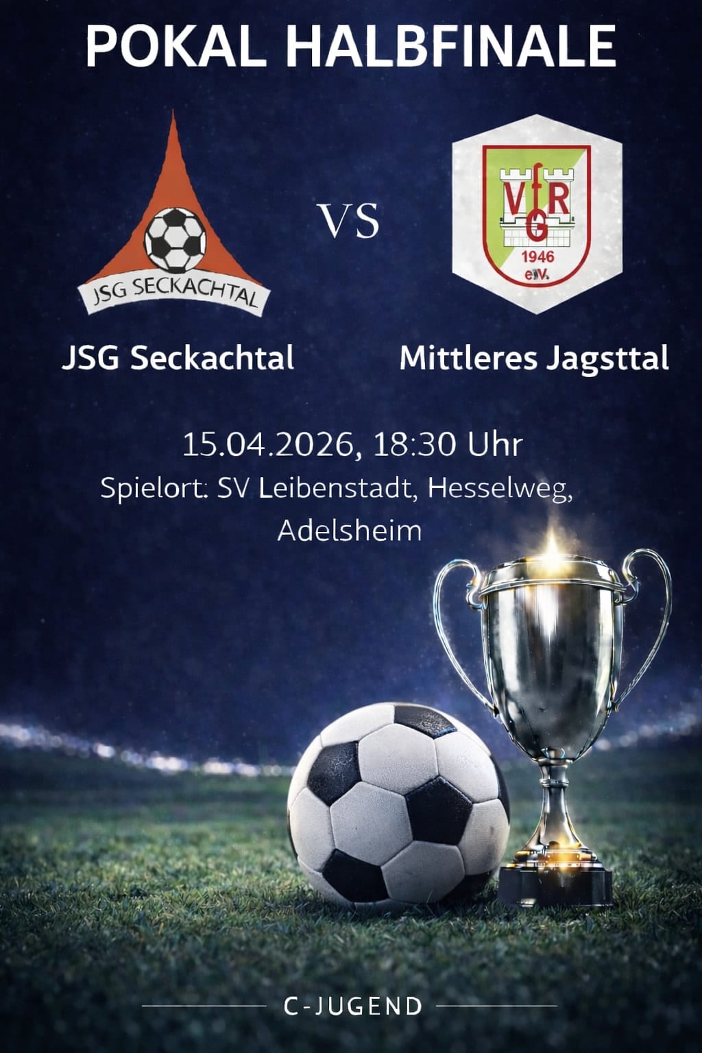 C-Junioren im Pokal-Halbfinale