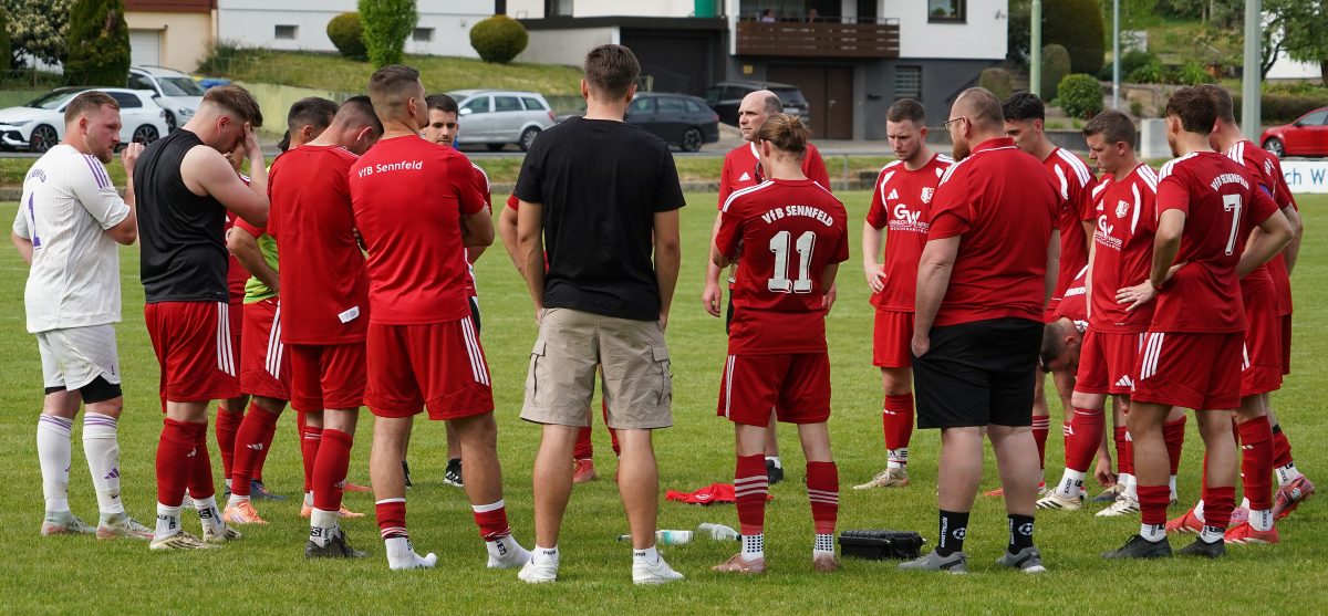 Das waren 2 Spiele am 3. Mai auf 1 Platz in Sennfeld